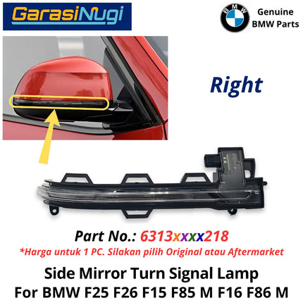 Turn Signal For BMW F25 F26 F15 F16  Side Mirror Lamp Sein Lampu Spion X3 X4 X5 X6
