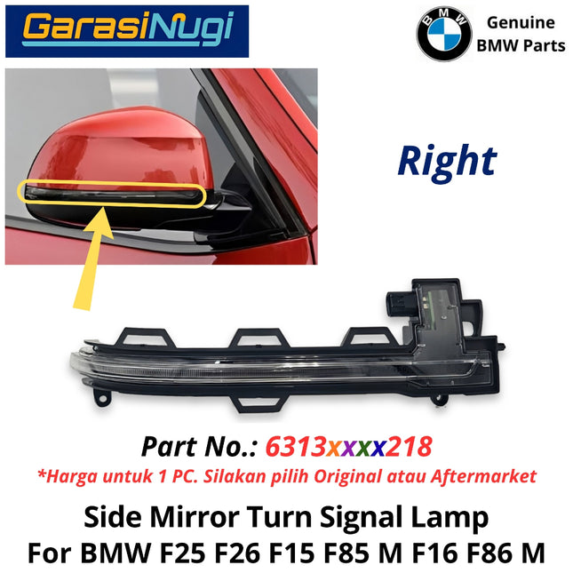 Turn Signal For BMW F25 F26 F15 F16  Side Mirror Lamp Sein Lampu Spion X3 X4 X5 X6