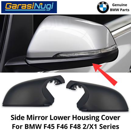 Side Mirror For BMW F45 F46 F48 Lower Housing Section Cover Rumah Bawah Kaca Spion Samping 220 X1 2013-2022