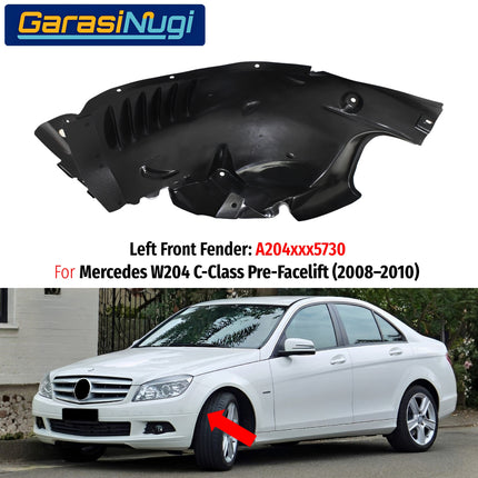 Front Fender Mercy W204 Spakbor Dalam Roda Depan Wheel Housing Covering Karpet Lumpur C180 C200