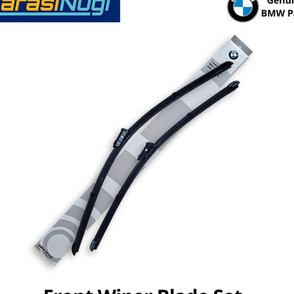 Front Wiper For BMW E70 E7 Wide Frameless Set Kaca Depan Original RHD X5 X6 2007-2013