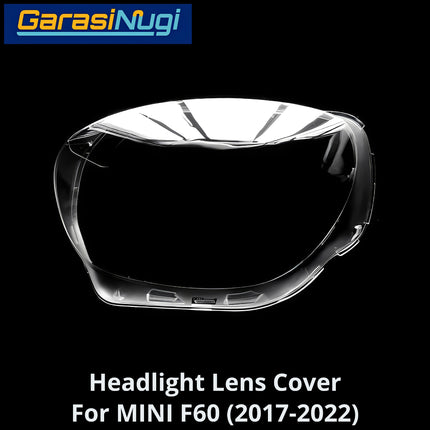 Mika Headlight For MINI Cooper F60 Lens Kaca Cover Lampu Depan 2017-2022