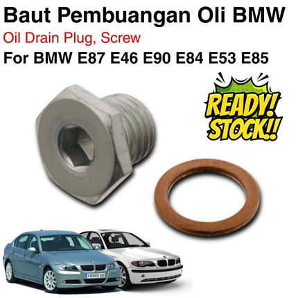 Baut Pembuangan Oli Mesin BMW E46 E90 E53 Oil Drain Screw Plug Mesin N46 N42 11137568309