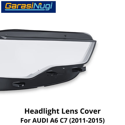 Mika Headlight AUDI A6 C7 Pre-Facelift Lens Kaca Cover Lampu Depan (2011-2015)