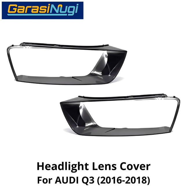 Mika Headlight AUDI Q3 (8U) Facelift Lens Kaca Cover Lampu Depan (2016-2018)