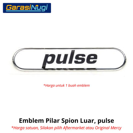 Emblem Pilar Spion Luar Smart Fortwo W451 Original Badge Exterior 2007 - 2015