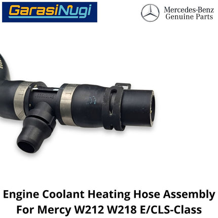 HVAC Engine Coolant Mercy W212 W218 Hose Selang Saluran Pendingin Mesin Mercedes E200 CLS (2012-2018)