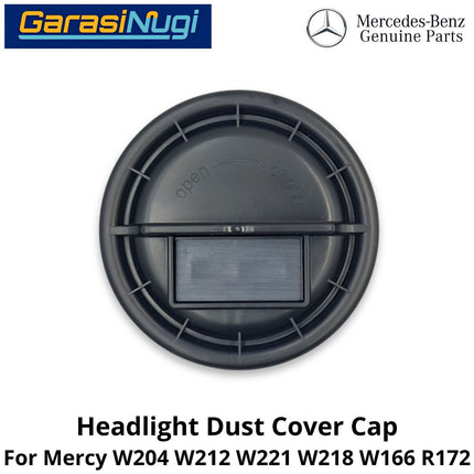 Headlight Dust Mercy W204 W221 W166 R172 Cover Cap Tutup Bohlam Lampu Depan Mercedes C200 ML SLK