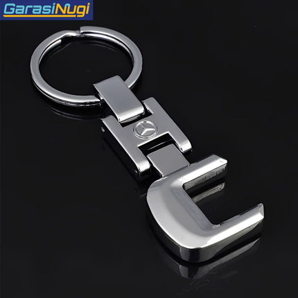 Metal Keychain For Mercedes Gantungan Kunci A B C E G R S AMG CLA CLS GLA GLE GLK ML SLK