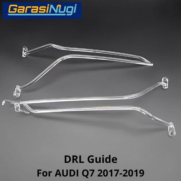DRL Guide AUDI Q7 Tube Angel Eyes LED Lampu Senja 2017-2019
