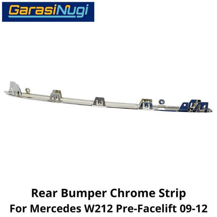 Rear Bumper Strip Mercy W212 Pre-FL List Chrome Samping Belakang Mercedes C200