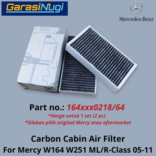 Filter Kabin Mercy W164 W251 Saringan Udara AC Microfilter Original Mercedes ML R350