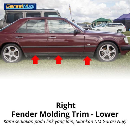 Fender Molding For Mercedes W124 Strip Pelindung Samping Bodi E230