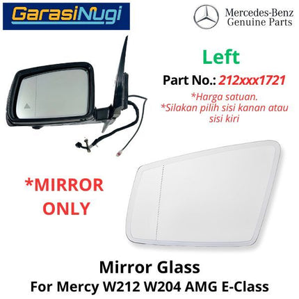 Mirror Glass Mercy W212 W204 W221 Cermin Kaca Spion Depan C200 E250 S300
