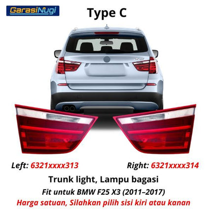 BMW F25 Lampu Rem Belakang Sein Brake Tail Light Blinker X3 2011–2017