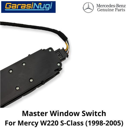 Power Window Mercy W220 Master Switch Driver Side Tombol Jendela Mercedes S230