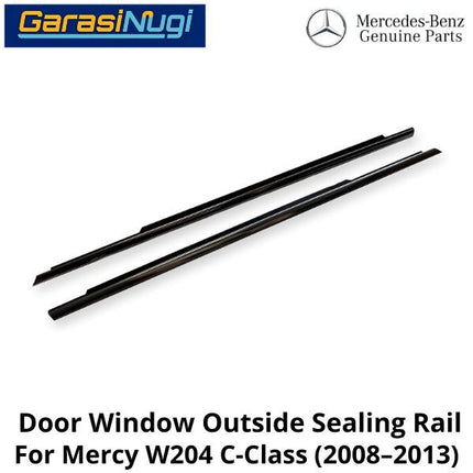 Exterior Door Mercy W204 Seal Rail Penutup Karet Jendela Kaca Pintu Depan C200