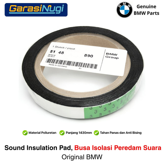 BMW F30 F20 E89 Sound Insulation Pad Busa Isolasi Peredam Suara Kabin Original