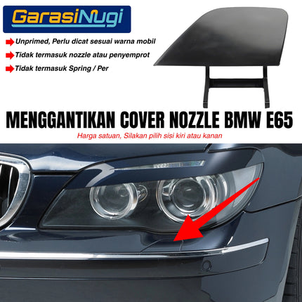 Cover Nozzle For BMW E65 E66 E67 Washer Tutup Lampu Bumper 750
