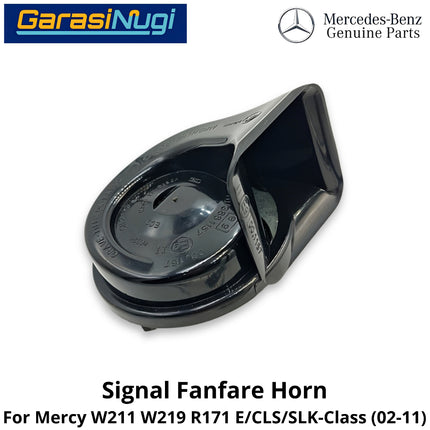 Electric Horn Signal Mercy W211 W219 R171 Fanfare High and Low Note Terompet Klakson Mercedes E240 CLS SLK