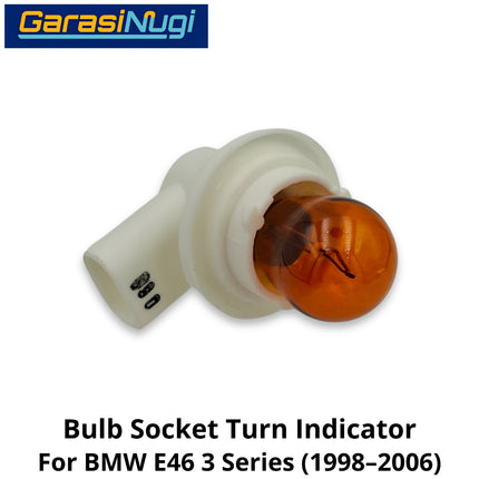 Front Turn Signal For BMW E46 Yellow Bulb Socket Soket Bohlam Kuning Lampu Sein Belakang 320 1998–2006
