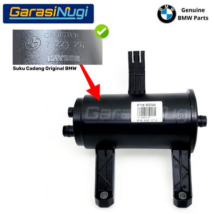 Tabung Charcoal BMW F10 F07 F06 Filter Arang Tanki Bahan Bakar Bensin Original 523 640
