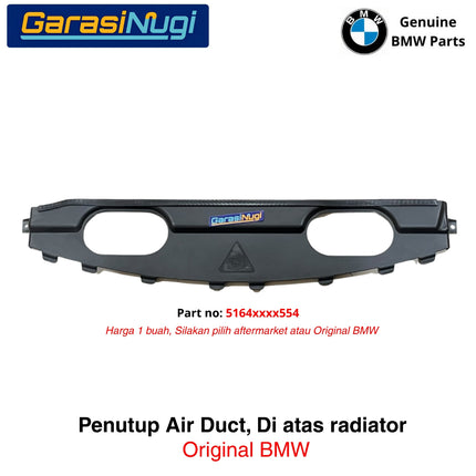 Cover Air Duct BMW F15 F16 Penutup Saluran Udara Bemper Depan Front Upper Radiator X5 X6