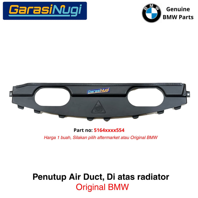 Cover Air Duct BMW F15 F16 Penutup Saluran Udara Bemper Depan Front Upper Radiator X5 X6