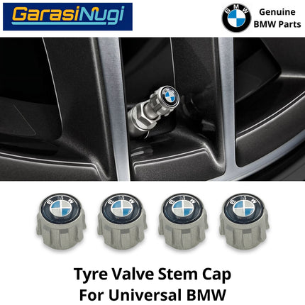 Roundel Logo For Universal BMW Tyre Valve Cap Tutup Katup Ventil Ban