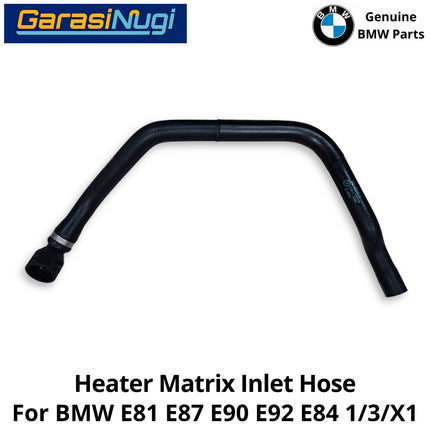 Engine Coolant For BMW E87 E90 E92 E84 Heater Matrix Inlet Hose Selang Saluran Masuk Pendingin Mesin 120 320 X1