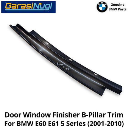Exterior Door For BMW E60 E61 B-Pillar Window Trim Lis Pintu Jendela Luar Depan Belakang 530 550