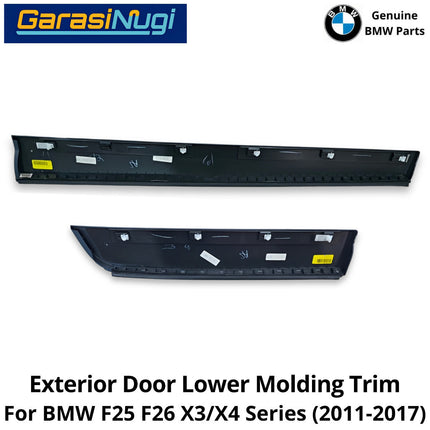 Exterior Door For BMW F25 F26 Lower Molding Trim Cover Eksterior List Penutup Pintu Bawah Depan Belakang X3 X4