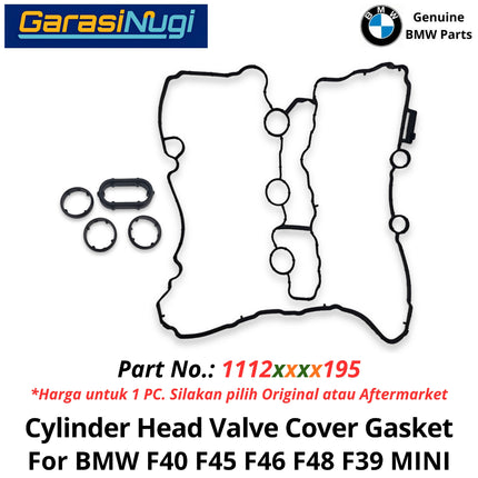 Cylinder Head For BMW F40 F45 F46 F48 MINI Valve Cover Gasket Penutup Katup Kepala Silinder 230 X1