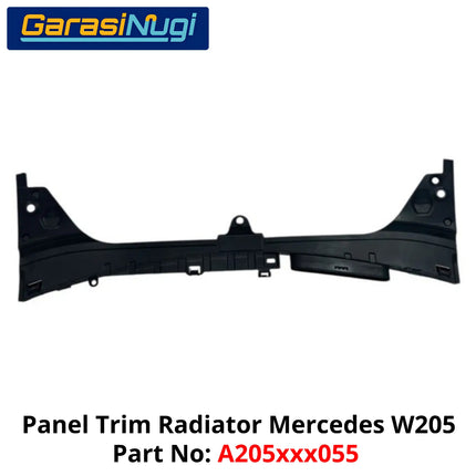 Panel Trim Radiator Mercedes W205 Cold Air Intake Upper Bracket Saluran Udara Mercy C200 C250