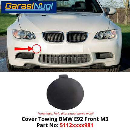 Cover Lubang Towing For BMW E92 Coupe Bumper Tow Derek 335 M3
