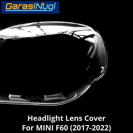 Mika Headlight For MINI Cooper F60 Lens Kaca Cover Lampu Depan 2017-2022