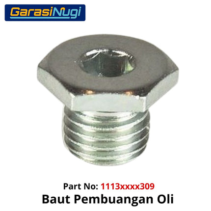 Baut Pembuangan Oli Mesin BMW E46 E90 E53 Oil Drain Screw Plug Mesin N46 N42 11137568309