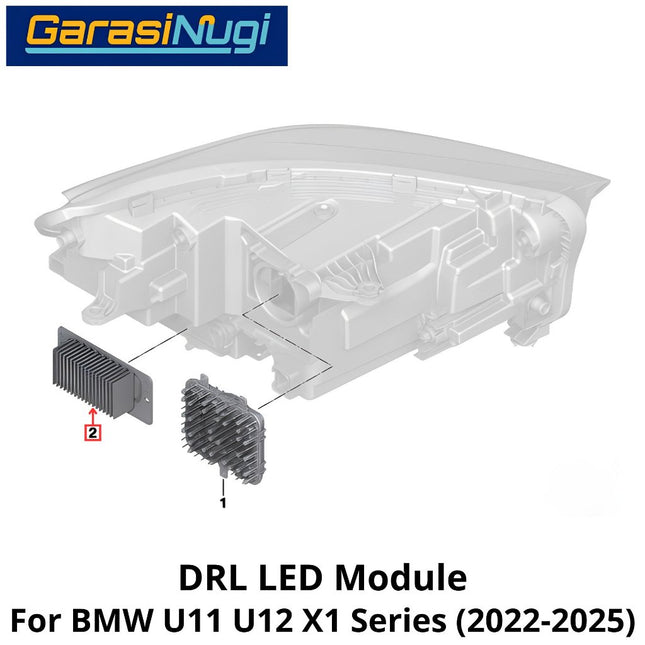 DRL LED For BMW U11 U12 Control Module Modul Lampu Depan X1(2020-2025)