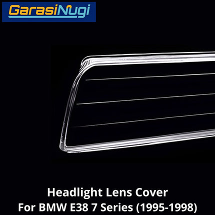 Mika Headlight For BMW E38 Pre-LCI Lens Kaca Cover Lampu Depan 735 (1995-1998)