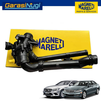 MARELLI Thesmostat Assembly Mercedes W204 W205 W212 Mesin M274 Mercy C180 C200 E200
