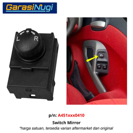 Power Window Jendela Smart Fortwo Gen 2 Original W451 Coupe Cabrio 2007 - 2015