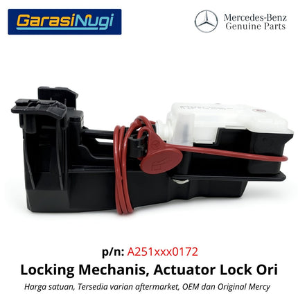 Actuator Tutup Tangki Mercy W164 X164 W251 Motor Central Lock Original Assembly ML GL R300