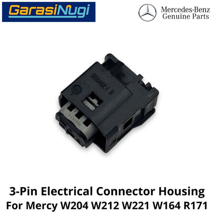 3-Pin Electrical Mercy W204 W212 W220 R171 Connector Housing Rumah Konektor Listrik Mercedes C200 E200 S300