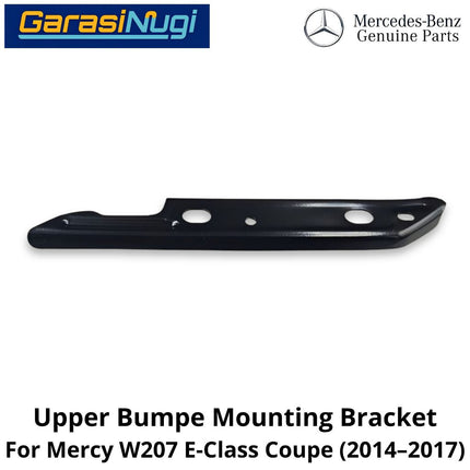 Front Upper Bumper Mercy W207 Mounting Bracket Cover Penyangga Penutup Bemper Depan Mercedes E250 (2010–2017)