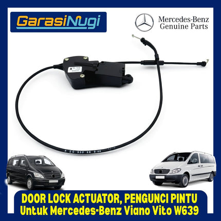 Door Lock Actuator Mercedes Vito Viano Motor Pengunci Pintu Geser Samping Original W639 2003 - 2014