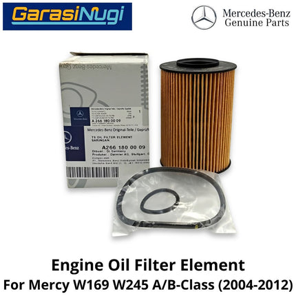 Oil Filter For Mercy W169 W245 Saringan Filter Oli Mesin Petrol Mercedes A150 W180 (2005-2011)