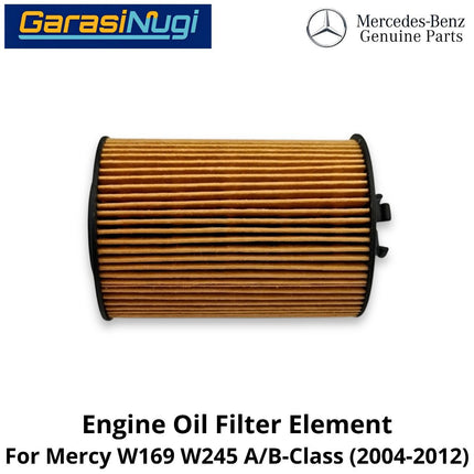 Oil Filter For Mercy W169 W245 Saringan Filter Oli Mesin Petrol Mercedes A150 W180 (2005-2011)