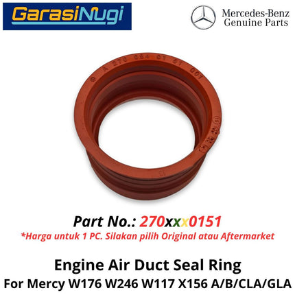 Engine Air Duct Mercy W176 W246 W117 X156 Seal Gasket Ring Segel Saluran Udara Mesin Mercedes A200 CLA GLK