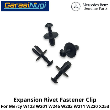 Plastic Multi-Purpose Mercy W201 W123 W203 W211 Expansion Rivet Fastener Clip Klip Pengikat Ekspansi Plastik Mercedes 190 C200 E200