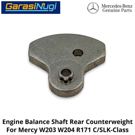 Engine Balance Mercy W203 W204 R171 Shaft Rear Counterweight Pemberat Belakang Poros Penyeimbang Mesin Mercedes C200 SLK